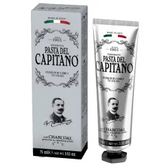 Pasta del Capitano 1905 Charcoal Zubní pasta s aktivním uhlím 75 ml