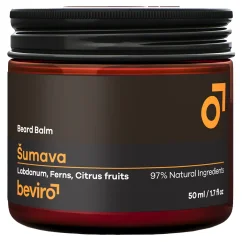 Beviro Beard Balm Šumava 50 ml - Vyživující balzám na vousy s vůní Šumavy