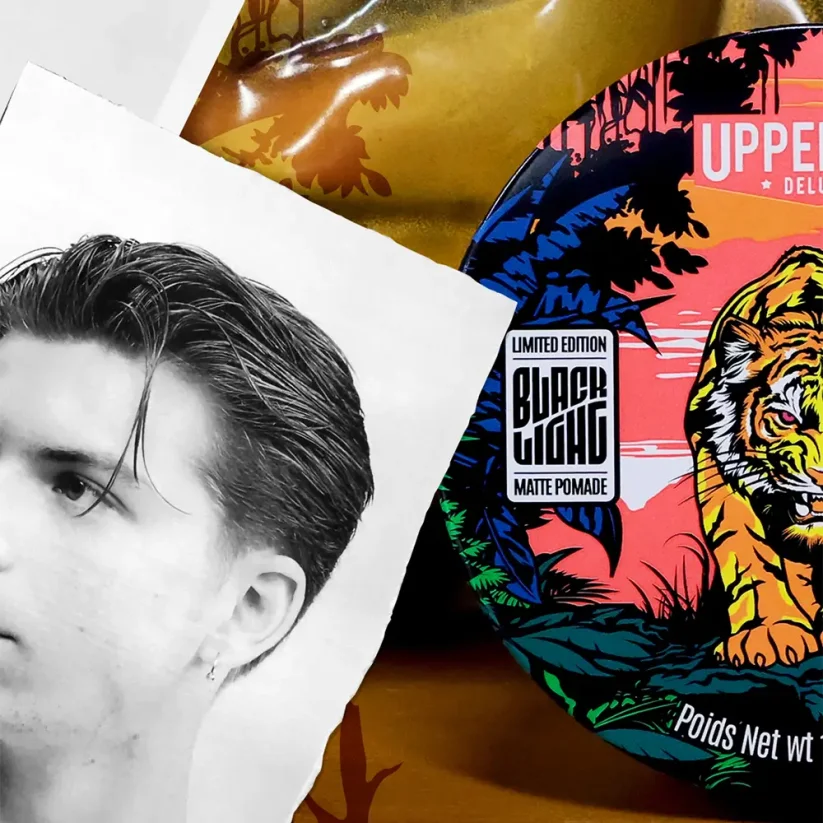 Uppercut Matt Pomade Black Light Limited Edition 100 g - Matná pomáda na vlasy v limitované edici