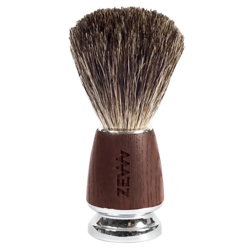 Zew for men Wet Shaving Set - Dárková sada na mokré holení vousů (štětka, miska, strojek, stojánek a mýdlo)