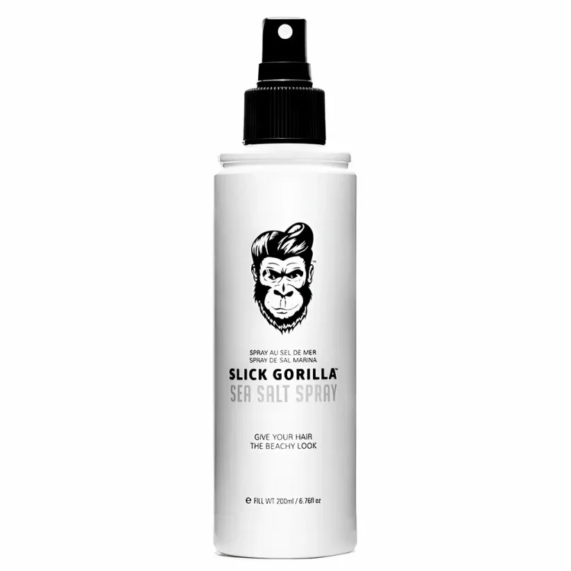 Slick Gorilla Styling Sea Salt Spray 200 ml & Hair Powder 20 g - Sada pro styling účesu se slaným sprejem a matným pudrem na vlasy