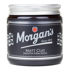 Morgan's Matt Clay Smooth Firm Hold 120 ml - Matná hlína na vlasy pro silnou fixaci účesu