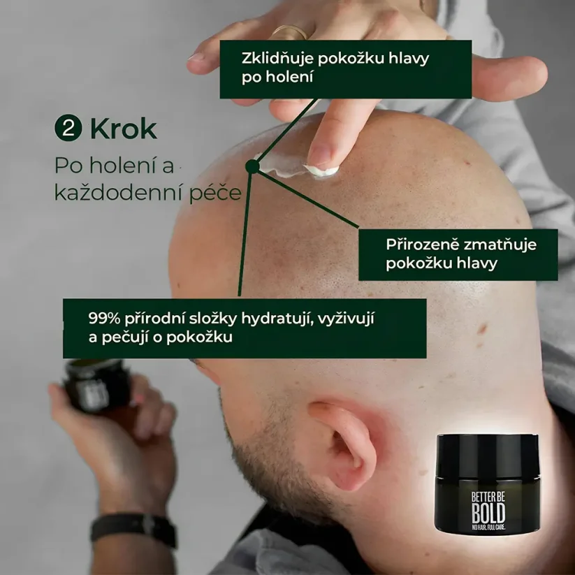 Better Be Bold No Hair Full Care Dárková sada pro muže s holou hlavou