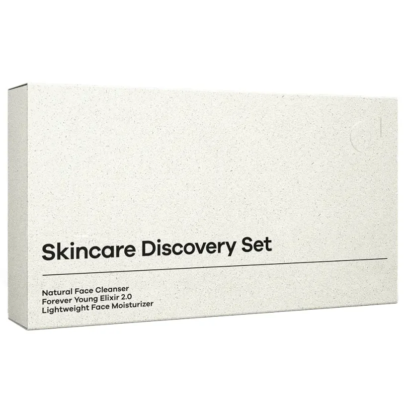 Beviro Skincare Discovery Set - Cestovní sada pro kompletní péči o pleť s mycím gelem, elixírem a krémem