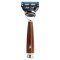 Mühle Rytmo R228 Ash Wood Gillette Fusion Holící strojek s dřevěnou rukojetí