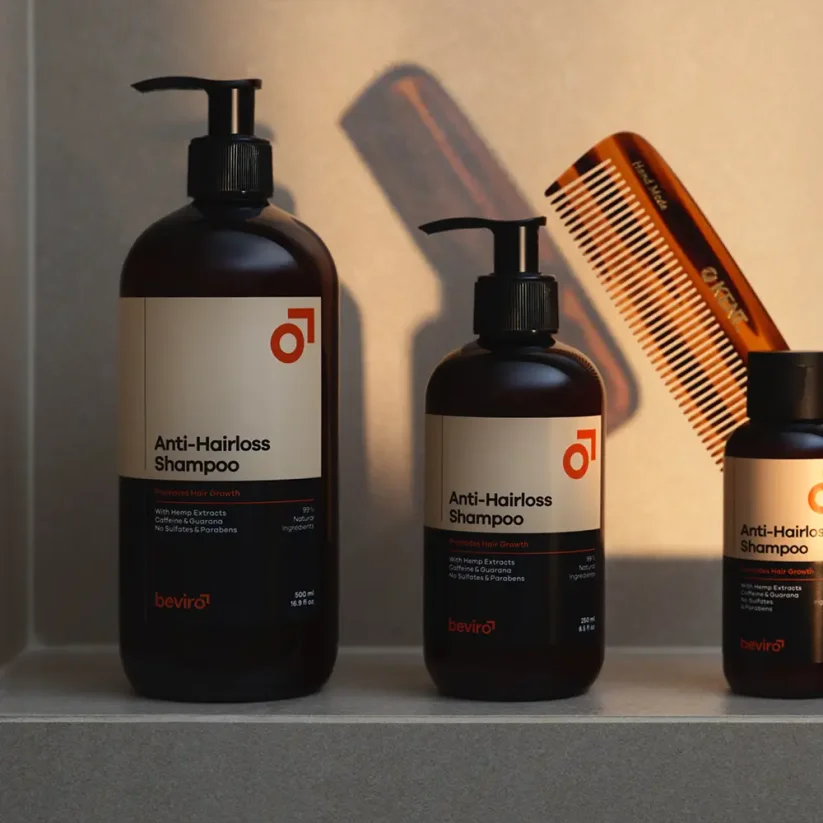 Beviro Anti Hairloss Shampoo 250 ml - Přírodní šampon proti vypadávání vlasů