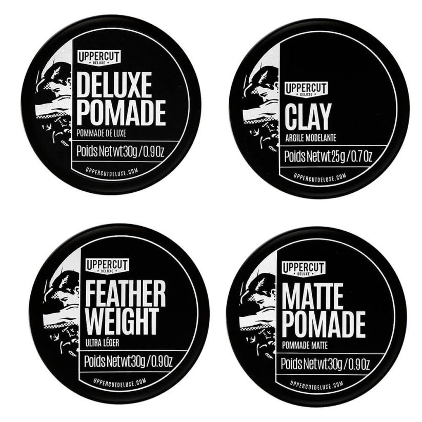 Uppercut Midi Tester Pack Zkušební sada stylingu na vlasy 3×30 g + 1×25 g