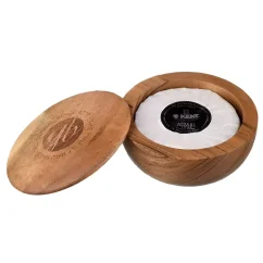 Kent  Shaving Bowl with Luxury Shaving Soap 120 g - Mýdlo na holení v dřevěné misce