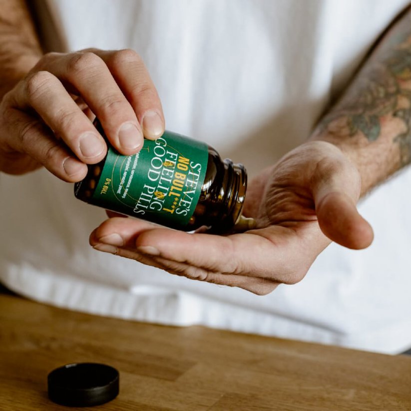 Steves Feeling Good Pills 60 kapslí - Pilulky proti vyčerpání a na dobrou náladu