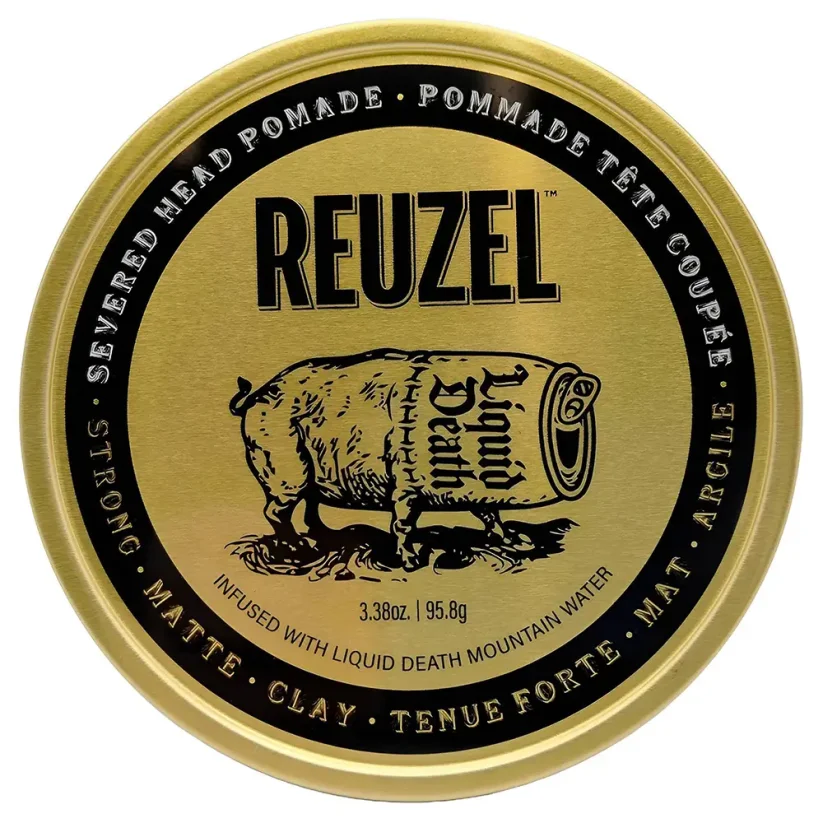Reuzel Liquid Death Severed Head Pomade Strong Matte Clay Matná hlína na vlasy 95 g