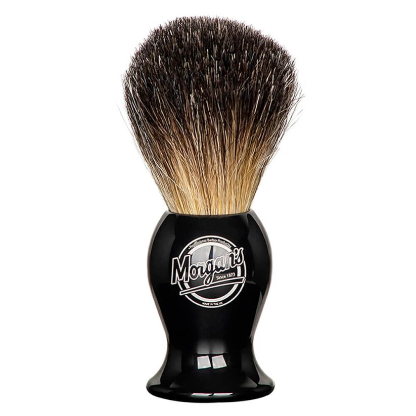 Morgan's Shaving Brush Bristle Badger - Štětka na holení z jezevčích štětin černá