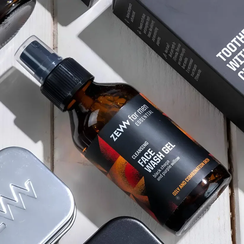 Zew for men Face Wash Gel Mycí gel na obličej pro mastnou, normální a aknózní pleť 100 ml