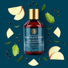 Recipe for Men Raw Naturals Glacier Water Face Cleansing Fluid Jemný mycí gel na obličej 250 ml