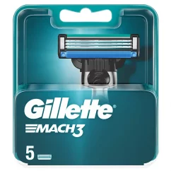 Gillette Mach3 Náhradní hlavice pro holící strojky 5 ks