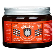 Morgan's Pomade with Medium Hold & Shine 500 g - Pomáda na vlasy se střední fixací a pololesklým vzhledem účesu