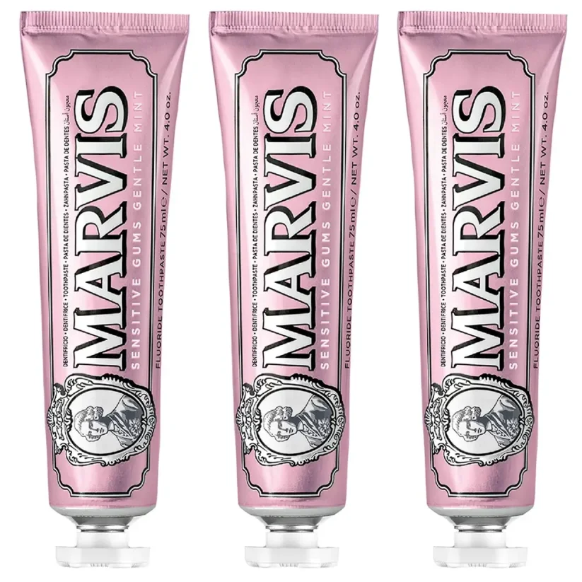 Marvis Toothpaste Sensitive Gums 3 x 75 ml - Zubní pasta na citlivé dásně