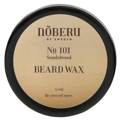 Noberu Beard Wax Matný vosk na vousy a knír Sandalwood 50 ml