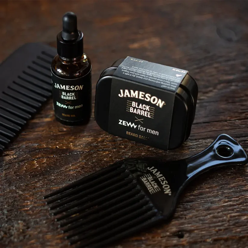 Zew for men Jameson Black Barrel Beard Oil Olej na vousy 30 ml