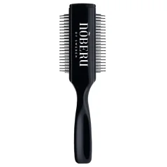 Noberu 7 Row Ceramic Hair Brush - Černý keramický kartáč na vlasy