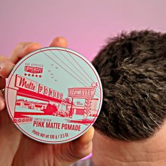 Uppercut Pink Matte Pomade LTD Matná pomáda na vlasy 100 g + Dárek zdarma