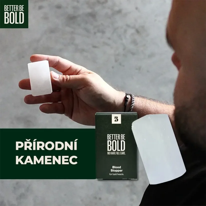 Better Be Bold Blood Stopper Kamenec na zastavení krvácení při holení  75 g