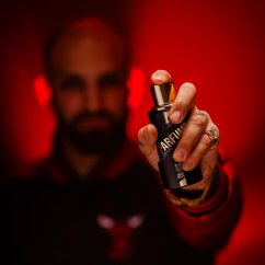 Angry Beards Fakin Notorious Urban TwoFinger Set - Dárková sada pro muže s parfémem, antiperspirantem a sprcháčem