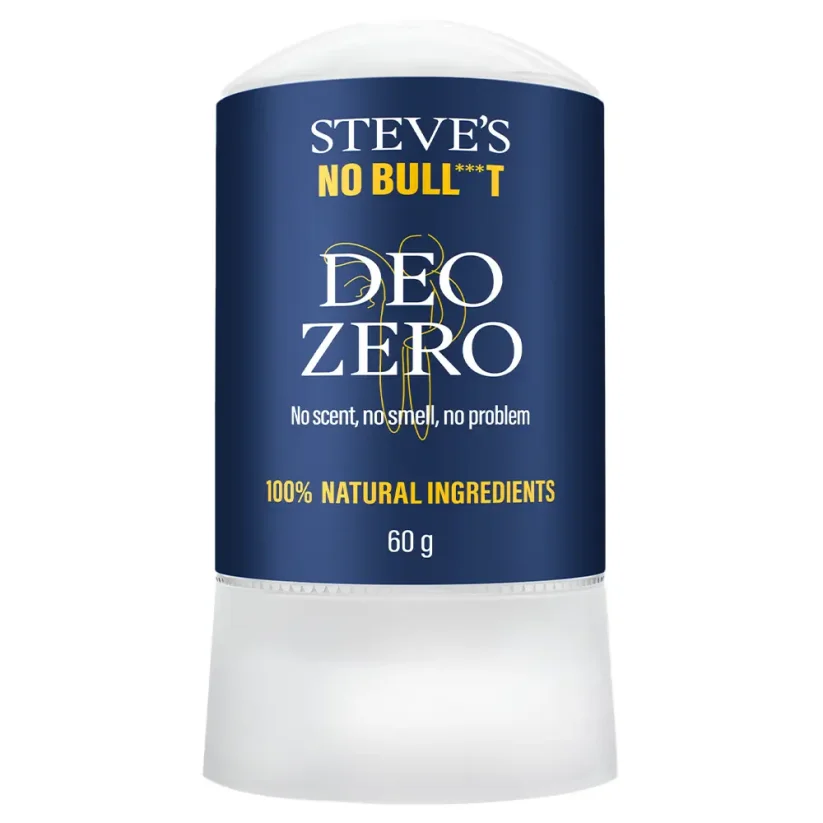 Steves Deo Zero 60 g - Deodorant z přírodního kamence