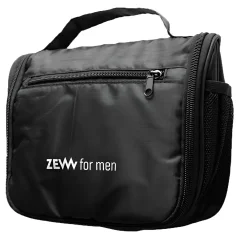 Zew for men Black Toilette Bag - Černá toaletní taška na kosmetiku pro muže