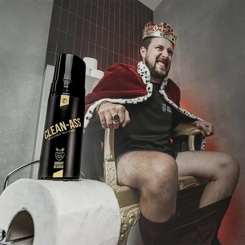 Angry Beards Clean-Ass Poseidon's Kiss 150 ml - Zvlhčovač toaletního papíru