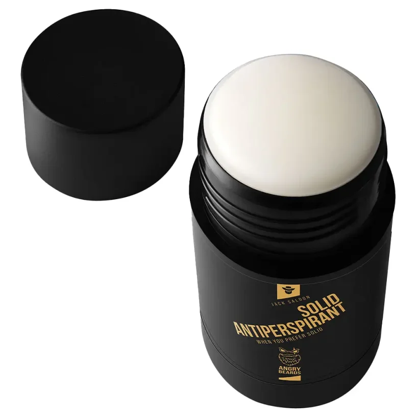 Angry Beards Solid Antiperspirant Jack Saloon 50 ml - Tuhý antiperspirant pro muže