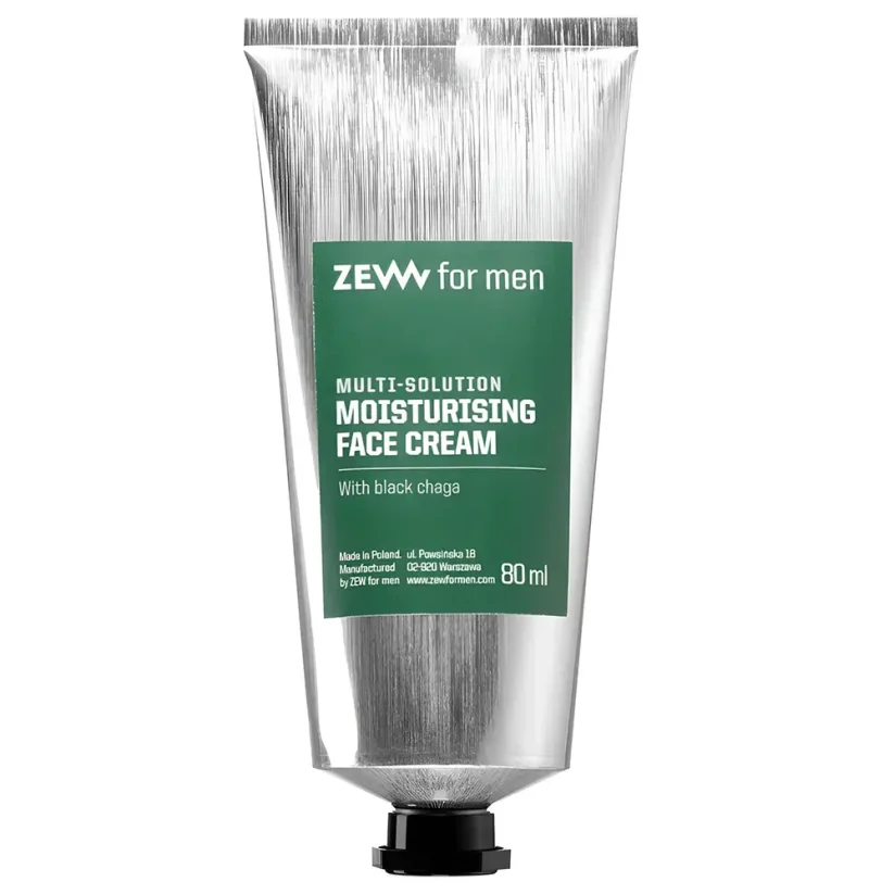 Zew for men Moisturising Face Cream with Black Chaga 80 ml - Hydratační krém na obličej s černou chagou