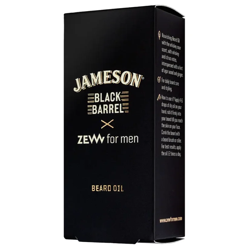 Zew for men Beard Oil Jameson Black Barrel 30 ml - Olej na vousy s vůní whisky