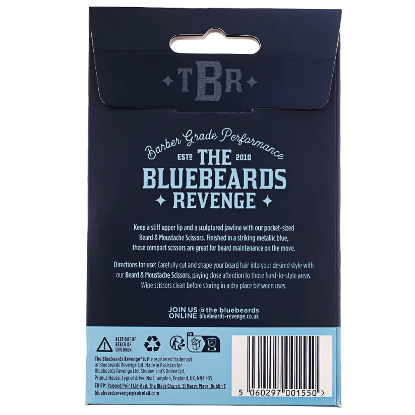 Bluebeards Revenge Beard & Moustache Scissors - Nůžky na vousy a knír