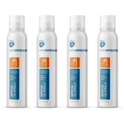 MM Hygiene Shower in Spray Set 4×200 ml - Sada sprch ve spreji na tělo i obličej