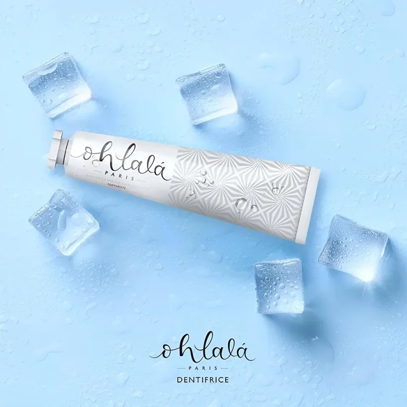 Ohlalá Whitening Mint Toothpaste Bělící zubní pasta s příchutí máty 75 ml