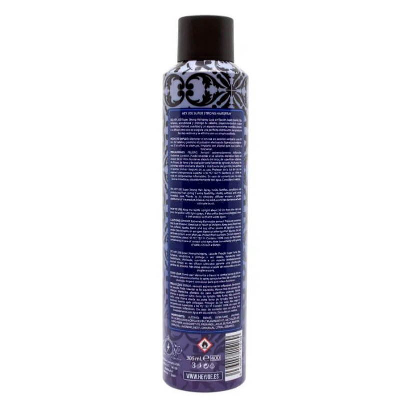 Hey Joe Hairspray Super Strong Acid Melon 305 ml - Lak na vlasy se silnou fixací