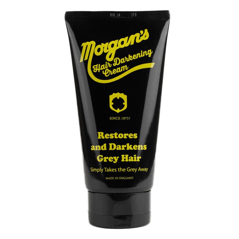 Alpecin Shampoo Grey Attack & Morgan's Darknes Grey Hair Cream - Sada šamponu a krému pro ztmavení vlasů a šedin