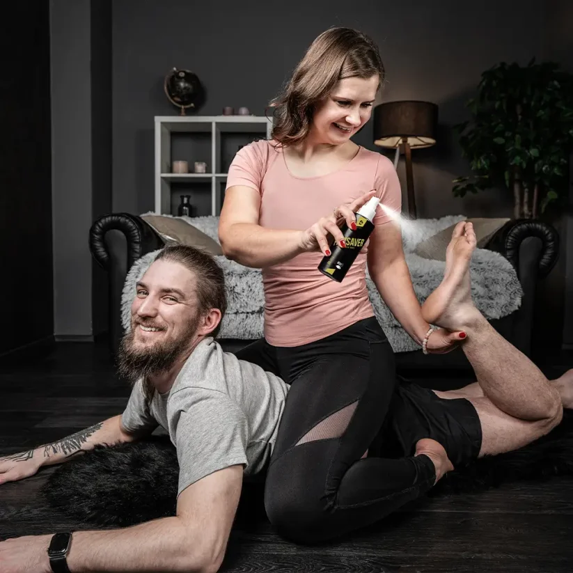 Angry Beards Saver Set Shoe & Feet Spray 4x200 ml - Velká sada sprejů do bot a na nohy proti zápachu