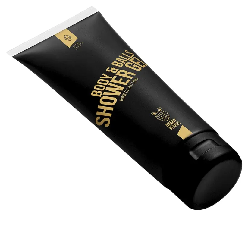 Angry Beards Body & Balls Shower Gel Sick Sensei 230 ml - Pánský sprchový gel