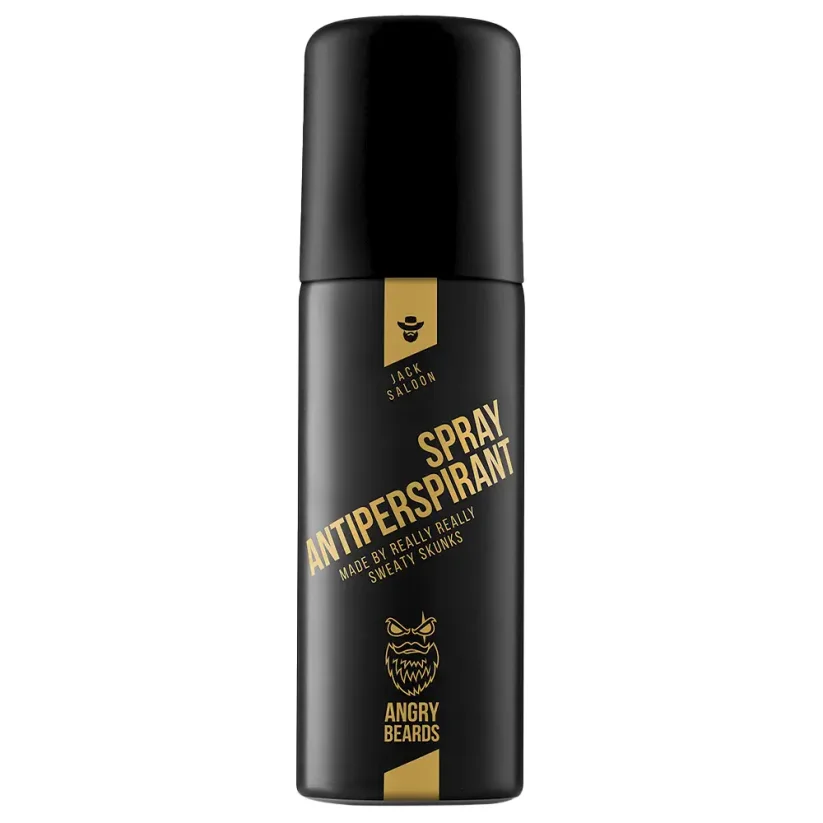 Angry Beards Antiperspirant Spray Jack Saloon 50 ml - Pánský antiperspirant ve spreji proti pocení
