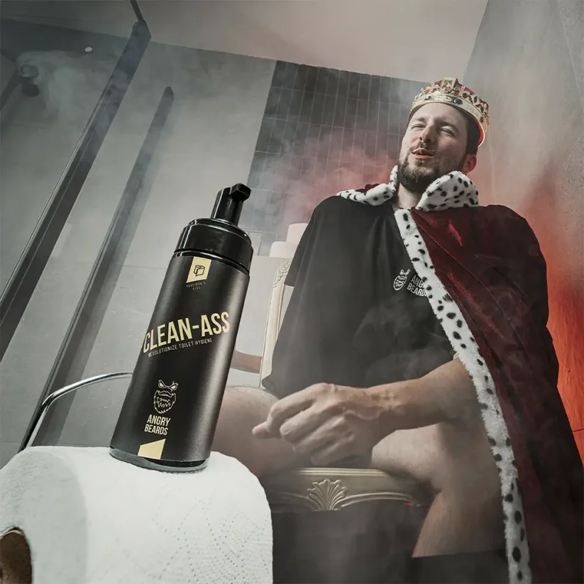 Angry Beards Clean-Ass Poseidon's Kiss 150 ml - Zvlhčovač toaletního papíru