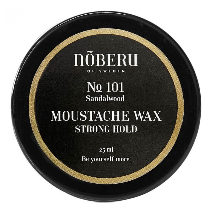 Noberu Moustache Wax Strong Hold Sandalwood 25 ml - Vosk na knír