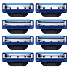 Gillette Replacement Blade Refills Mach3 Turbo - Náhradní hlavice pro holící strojky 8 ks