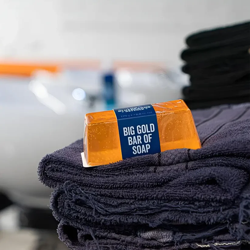 Bluebeards Revenge Big Gold Bar of Soap Cuban 175 g - Mýdlo na celé tělo i ruce pro muže