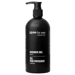 Zew for men Shower Gel with Protein 400 ml - Sprchový gel s proteinem, aktivním uhlím a dřevito-kořeněnou vůní