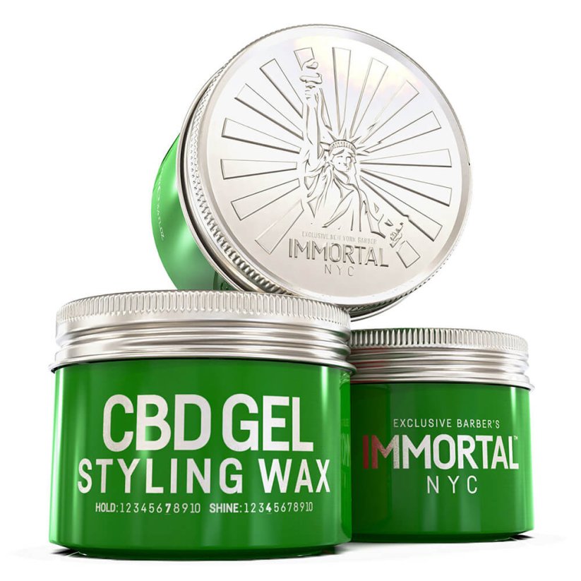 Immortal NYC CBD Gel Styling Wax Gelový vosk na vlasy 100 ml