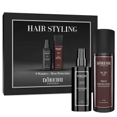 Noberu Hair Styling & Care Set - Dárková sada pro muže na styling účesu a tepelnou ochranu vlasů