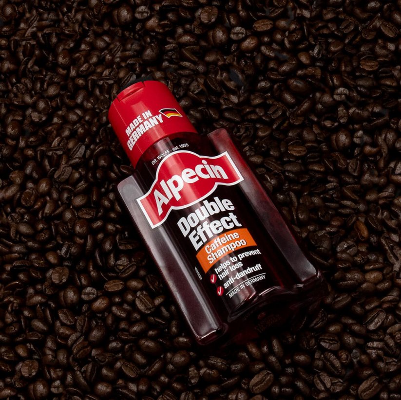 Alpecin Double Effect Kofeinový šampon proti lupům a padání vlasů 200 ml