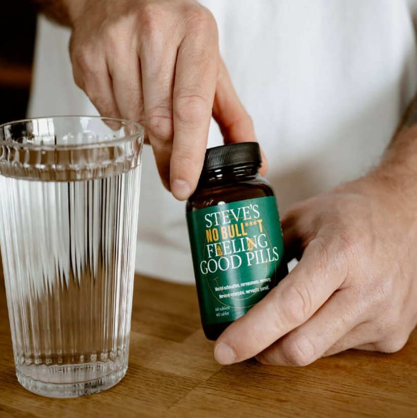 Steves Feeling Good Pills 60 kapslí - Pilulky proti vyčerpání a na dobrou náladu