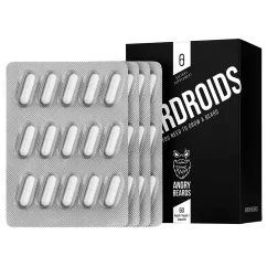 Angry Beards Beardroids Doping 60 kapslí - Doplněk stravy pro růst vousů